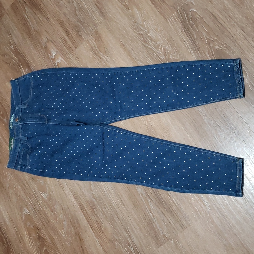 (10) NWT Wild Fable High Rise Skinny Embellished Rhinestone Streetwear Trendy